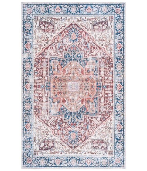 Safavieh Arizona ARZ109 Red / Navy 3' X 5' Rectangle Area Rug