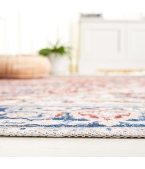 Safavieh Arizona ARZ109 Red / Navy 3' X 5' Rectangle Area Rug