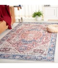 Safavieh Arizona ARZ109 Red / Navy 3' X 5' Rectangle Area Rug
