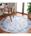 Safavieh Arizona ARZ118 Light Grey / Grey Green 6' X 6' Round Area Rug