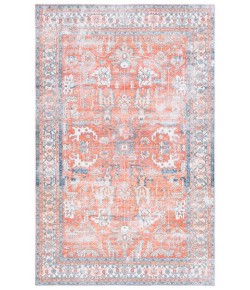Safavieh Arizona ARZ119 Rust / Aqua 4' X 6' Rectangle Area Rug