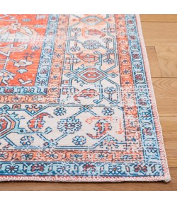 Safavieh Arizona ARZ119 Rust / Aqua 4' X 6' Rectangle Area Rug