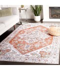 Safavieh Arizona ARZ120 Ivory / Rust 6' X 6' Square Area Rug