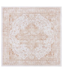 Safavieh Arizona ARZ127 Beige / Gold 6' X 6' Square Area Rug
