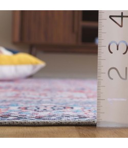 Safavieh Arizona ARZ223 Rust / Navy 2'-6" X 8' Runner Area Rug Safavieh Arizona ARZ223 Rust / Navy 2'-6" X 8' Runner Area Rug