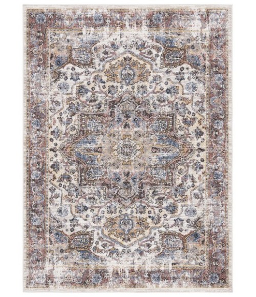 Safavieh Astoria ASA402 Ivory / Blue Rust 5'-3" X 7'-6" Rectangle Area Rug