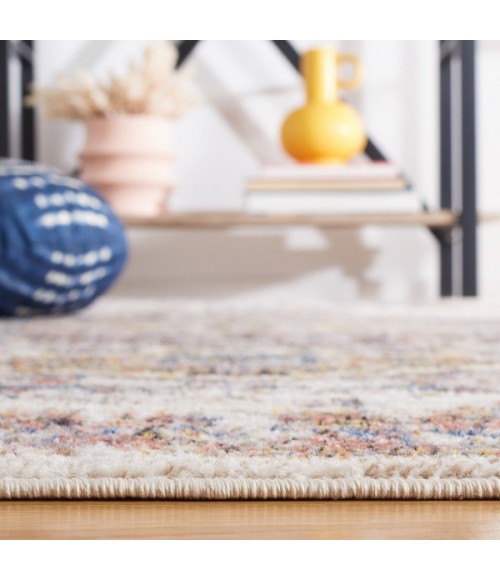 Safavieh Astoria ASA402 Ivory / Blue Rust 2'-2" X 8' Runner Area Rug