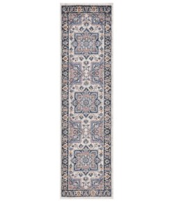 Safavieh Astoria ASA404 Blue / Rust 2'-2" X 8' Runner Area Rug