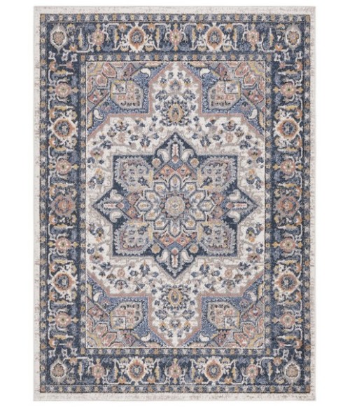 Safavieh Astoria ASA404 Blue / Rust 4' X 6' Rectangle Area Rug