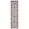 Safavieh Astoria ASA408 Ivory / Rust 2'-2" X 8' Runner Area Rug