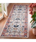 Safavieh Astoria ASA408 Ivory / Rust 2'-2" X 8' Runner Area Rug