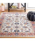 Safavieh Astoria ASA408 Ivory / Rust 6'-7" X 6'-7" Square Area Rug
