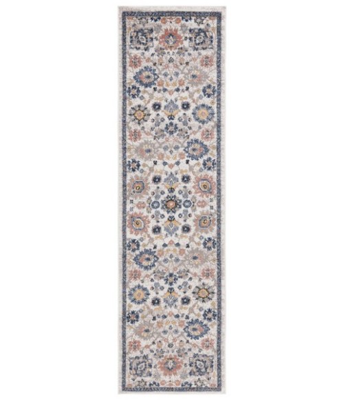 Safavieh Astoria ASA410 Beige / Blue 2'-2" X 8' Runner Area Rug