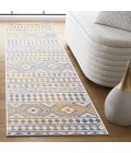 Safavieh Astoria ASA412 Grey / Ivory 2'-2" X 8' Runner Area Rug