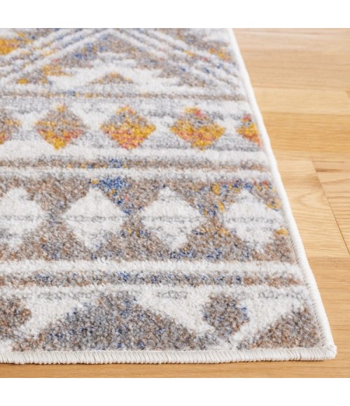 Safavieh Astoria ASA412 Grey / Ivory 2'-2" X 8' Runner Area Rug