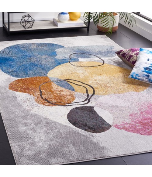 Safavieh Art Studio ASD110 Ivory / Blue 8' X 10' Rectangle Area Rug