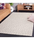 Safavieh Audrey AUD103 Taupe / Ivory 6' X 6' Square Area Rug