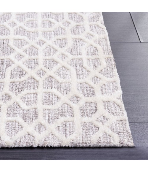 Safavieh Audrey AUD103 Light Grey / Beige 2'-3" X 8' Runner Area Rug