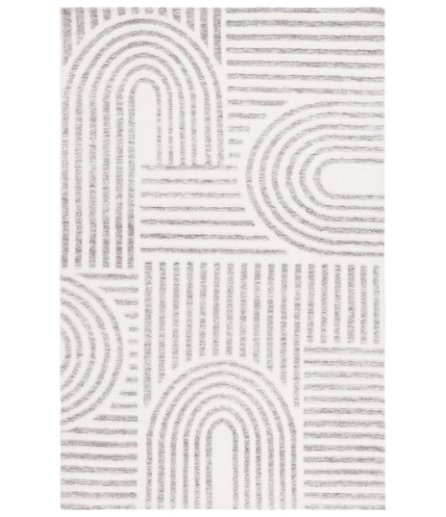 Safavieh Audrey AUD106 Ivory / Grey 4' X 6' Rectangle Area Rug