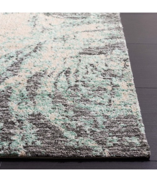Safavieh Audrey AUD107 Blue / Grey 6' X 6' Square Area Rug