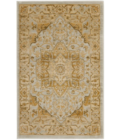 Safavieh Austin AUS1590 Light Grey / Gold 2'-6" X 4' Accent Area Rug