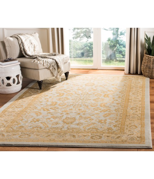 Safavieh Austin AUSL160 Light Blue / Gold 8' X 11' Rectangle Area Rug
