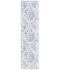 Safavieh Baltimore BAL850 Light Grey / Blue 2'-2" X 8' Runner Area Rug