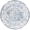 Safavieh Baltimore BAL850 Light Grey / Blue 6'-7" X 6'-7" Round Area Rug
