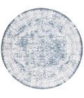 Safavieh Baltimore BAL850 Light Grey / Blue 6'-7" X 6'-7" Round Area Rug