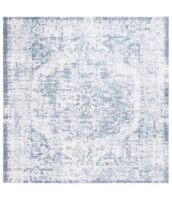Safavieh Baltimore BAL850 Light Grey / Blue 6'-7" X 6'-7" Square Area Rug