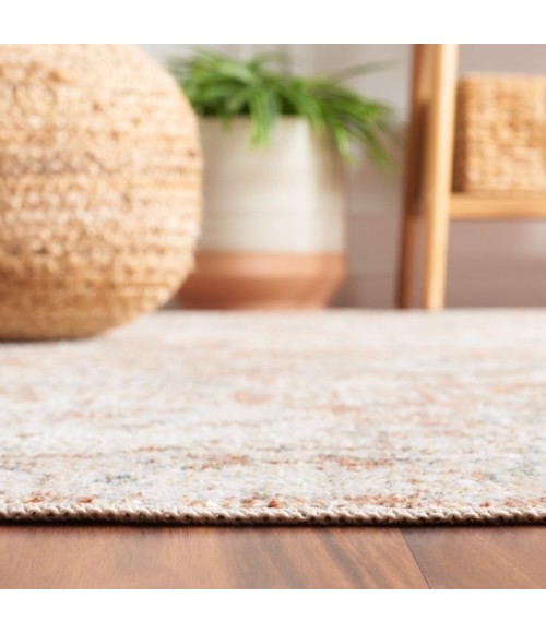 Safavieh Baltimore BAL852 Ivory / Rust 6'-7" X 6'-7" Square Area Rug