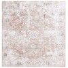 Safavieh Baltimore BAL852 Ivory / Rust 6'-7" X 6'-7" Square Area Rug