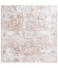 Safavieh Baltimore BAL852 Ivory / Rust 6'-7" X 6'-7" Square Area Rug