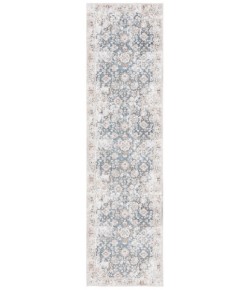 Safavieh Baltimore BAL852 Light Grey / Blue 2'-2" X 8' Runner Area Rug