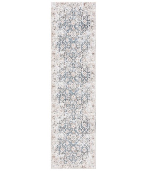 Safavieh Baltimore BAL852 Light Grey / Blue 2'-2" X 8' Runner Area Rug