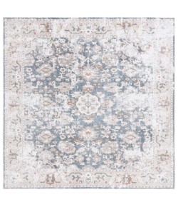 Safavieh Baltimore BAL852 Light Grey / Blue 6'-7" X 6'-7" Square Area Rug