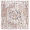 Safavieh Baltimore BAL854 Beige / Rust 6'-7" X 6'-7" Square Area Rug