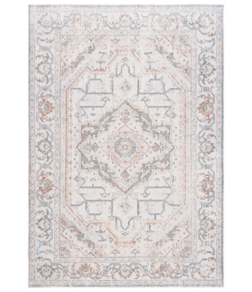 Safavieh Baltimore BAL854 Light Grey / Rust 9' X 12' Rectangle Area Rug