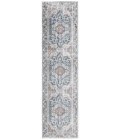 Safavieh Baltimore BAL854 Light Grey / Blue 2'-2" X 8' Runner Area Rug