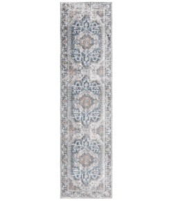 Safavieh Baltimore BAL854 Light Grey / Blue 2'-2" X 8' Runner Area Rug
