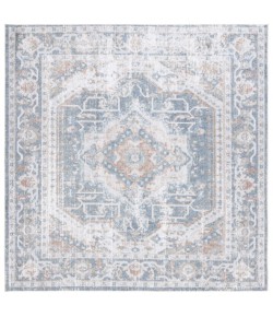 Safavieh Baltimore BAL854 Light Grey / Blue 6'-7" X 6'-7" Square Area Rug