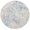 Safavieh Barbados BAR512 Light Blue / Ivory 6'-6" X 6'-6" Round Area Rug