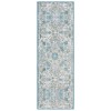 Safavieh Barbados BAR513 Ivory / Light Blue 2'-8" X 8' Runner Area Rug