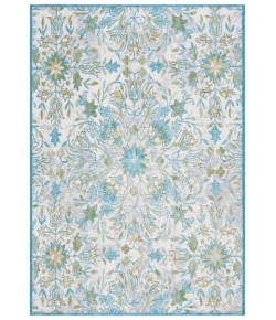 Safavieh Barbados BAR513 Ivory / Light Blue 5'-3" X 7'-6" Rectangle Area Rug