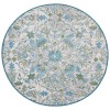 Safavieh Barbados BAR513 Ivory / Light Blue 6'-6" X 6'-6" Round Area Rug