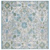 Safavieh Barbados BAR513 Ivory / Light Blue 6'-6" x 6'-6"Square Square Area Rug