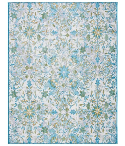 Safavieh Barbados Area Rug BAR513M-9 Safavieh Barbados BAR513 Ivory / Light Blue 9'-10" x 12'-5" Rectangle Area Rug