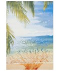 Safavieh Barbados BAR515 Gold / Blue 8'-0" x 10'-5" Rectangle Area Rug