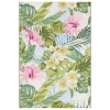Safavieh Barbados BAR516 Green / Pink 6'-6" x 9'-4" Rectangle Area Rug