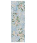Safavieh Barbados BAR522 Light Blue / Green 2'-8" X 8' Runner Area Rug